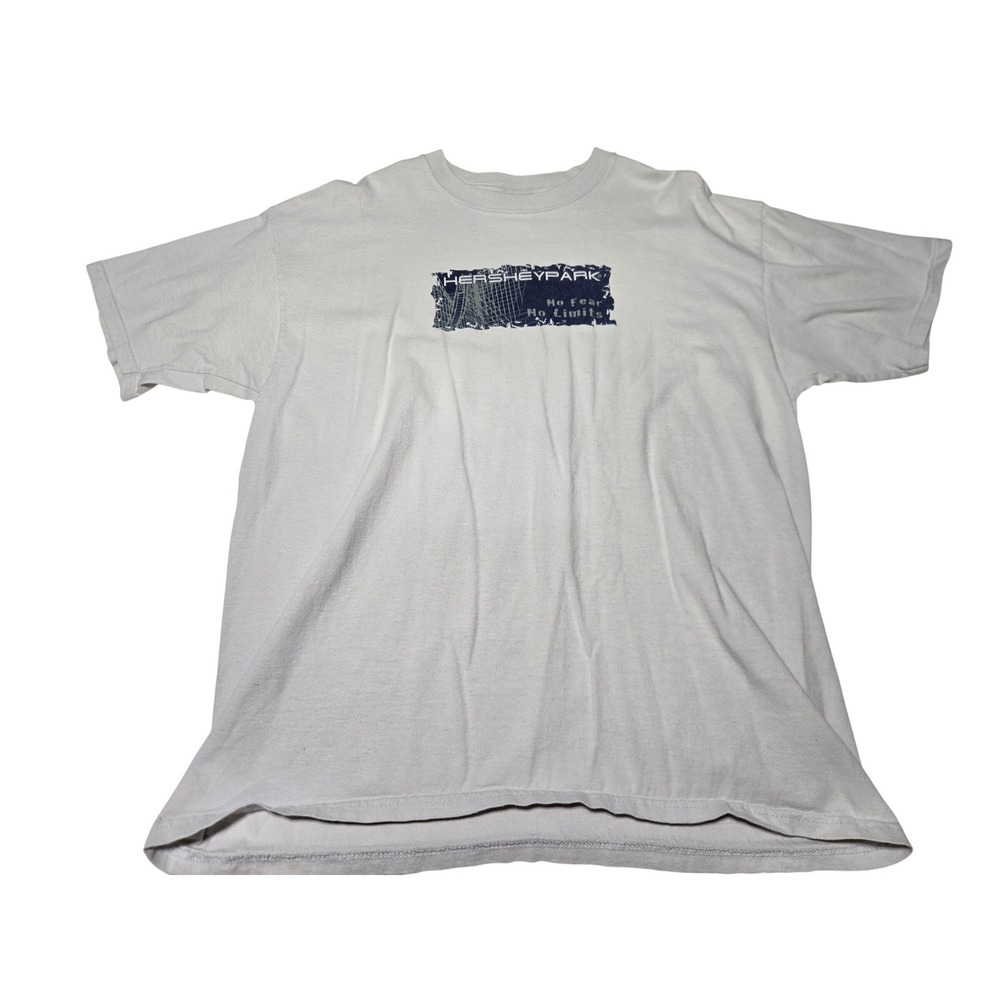 Vintage Hersheypark Roller Coaster T-Shirt XL‎ Anvil "No Fear No Limits"
